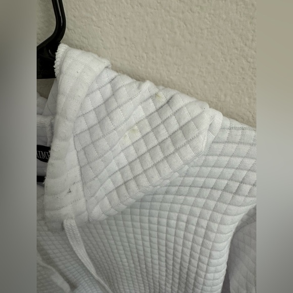 White textured, extremely soft and comfy men’s hoodie - Picture 7 of 7